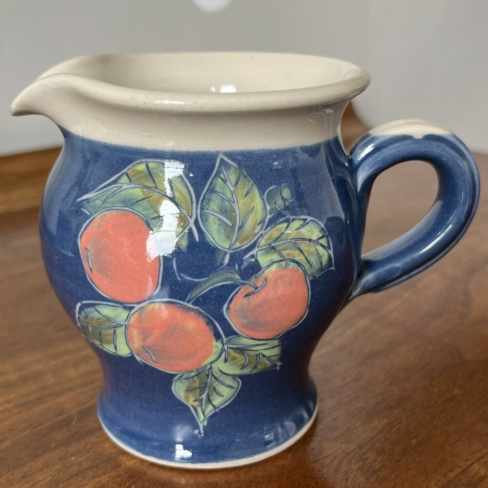 Bandon Pottery Apple Creamer Made in Ireland R&J Forrester 4" Small Pitcher